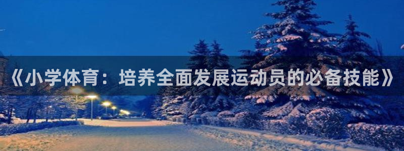 风暴体育安全吗：《小学体育：培养全面发展运动员的必备技能》